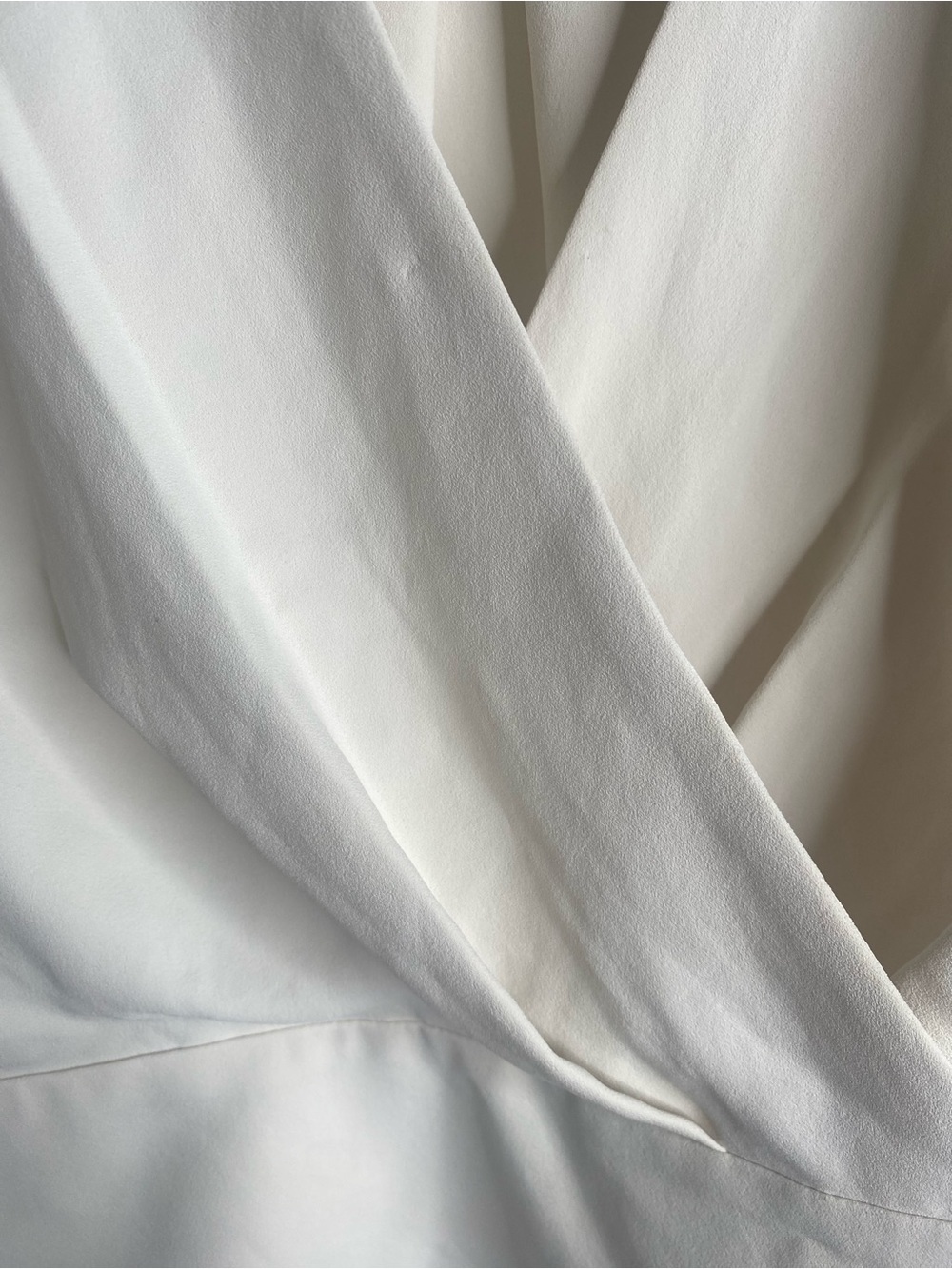 Club Monaco White Wrap Blouse - Picture 3 of 8